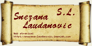 Snežana Laudanović vizit kartica